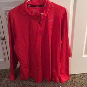 Nike zip running shirt